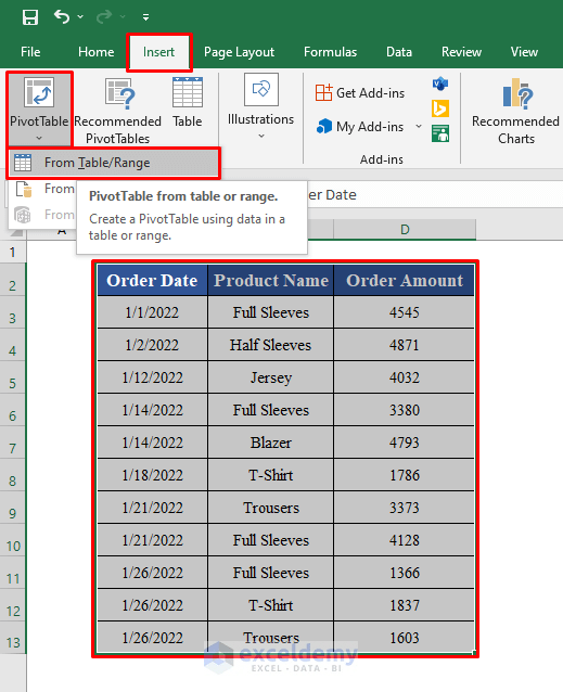 How To Select Multiple Items In Pivot Table Filter Using Vba
