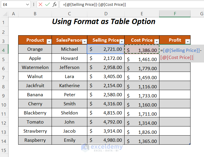 How to Copy a Formula in Excel Without Dragging 10 Methods ExcelDemy