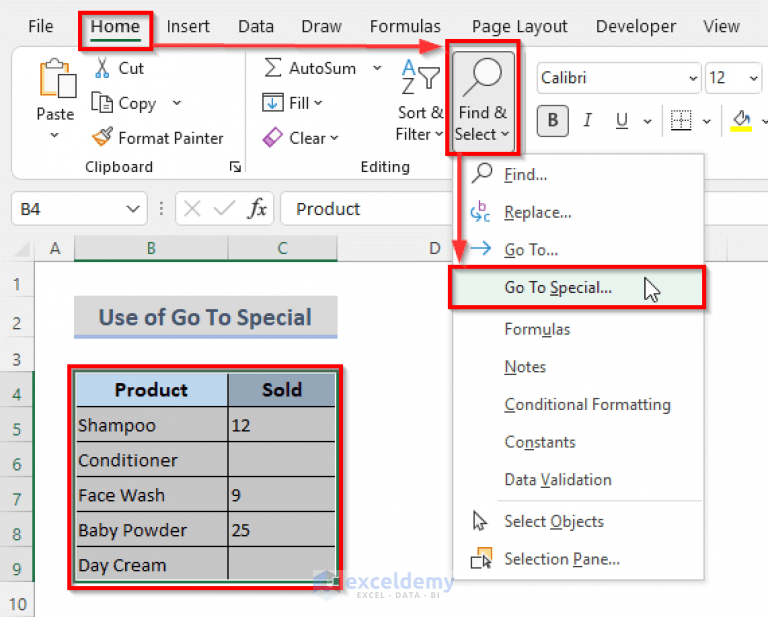 How to Make Empty Cells Blank in Excel (3 Methods) ExcelDemy