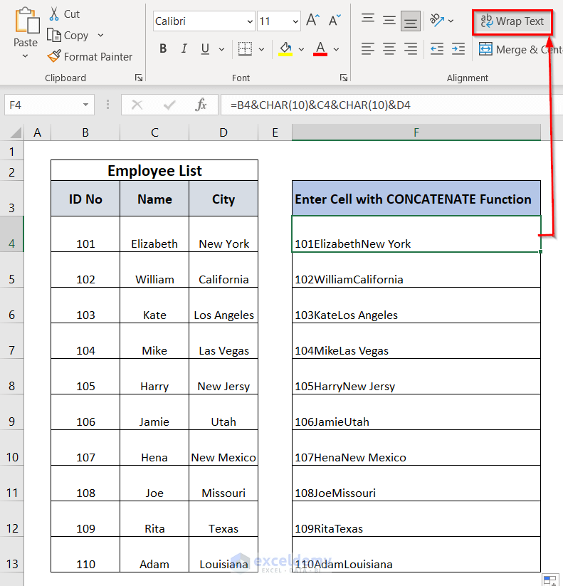 How to Enter within a Cell in Excel (5 Methods) ExcelDemy