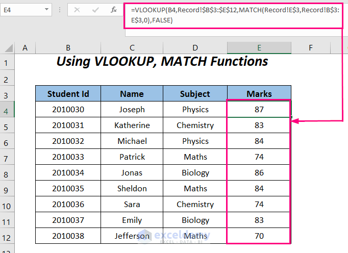 Transfer Data from One Excel Worksheet to Another Automatically with