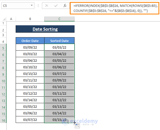 How to Sort Rows by Date in Excel (8 Methods) ExcelDemy