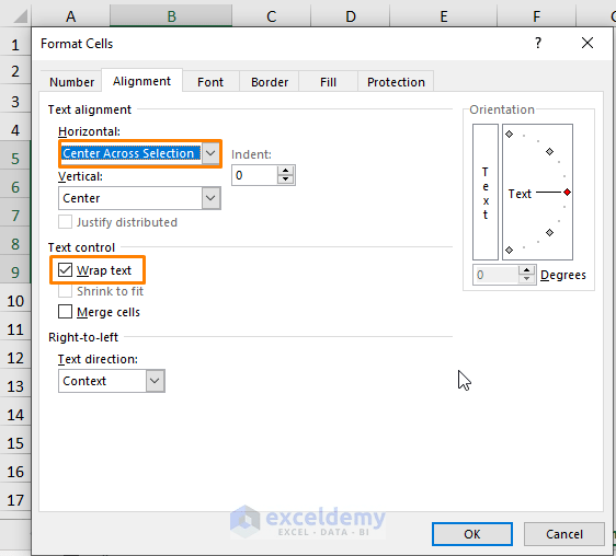 The Excel Wrap Text Option is Not Working for Merged Cells 5