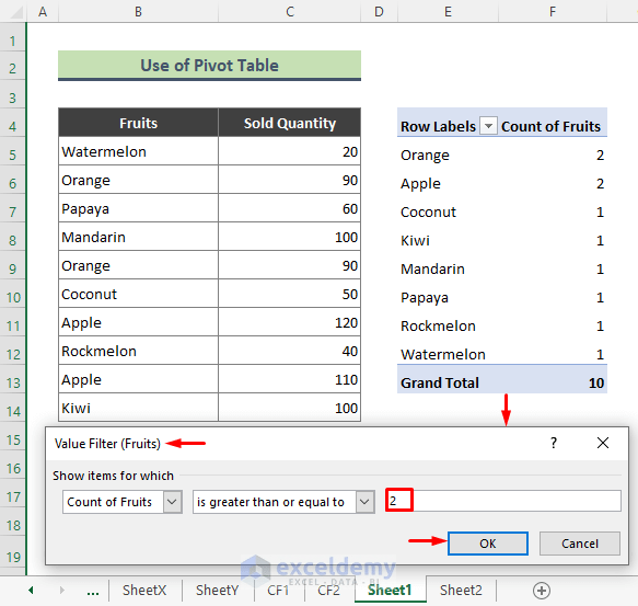 How to Find Duplicates in Excel and Copy to Another Sheet (5 Methods)