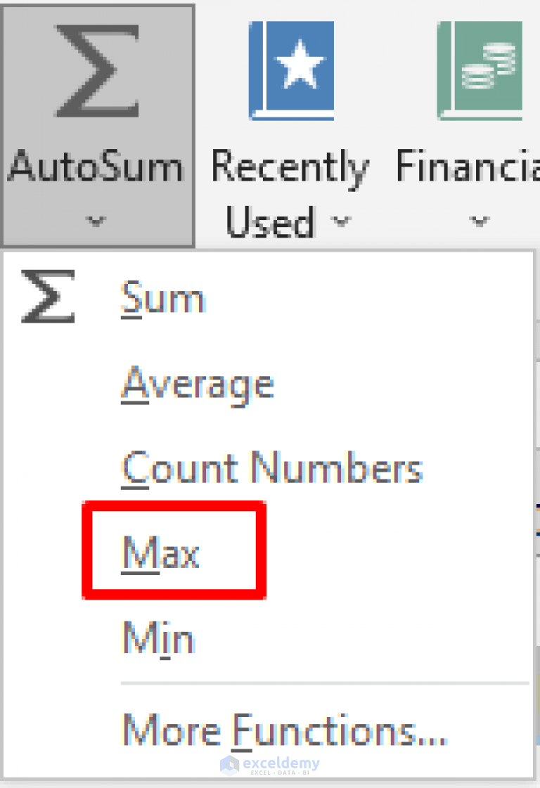 How to Find Highest Value in Excel Column (4 Methods) ExcelDemy