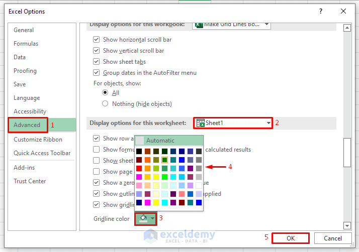 How to Make Grid Lines Bold in Excel Complete Guide ExcelDemy