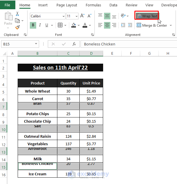 How to Remove Space between Rows in Excel 5 Methods ExcelDemy