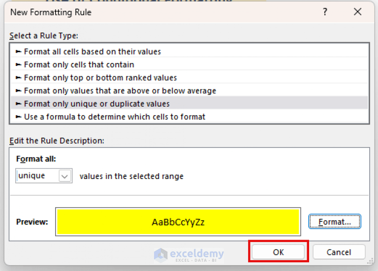 Compare Two Tables and Highlight Differences in Excel (4 Methods)