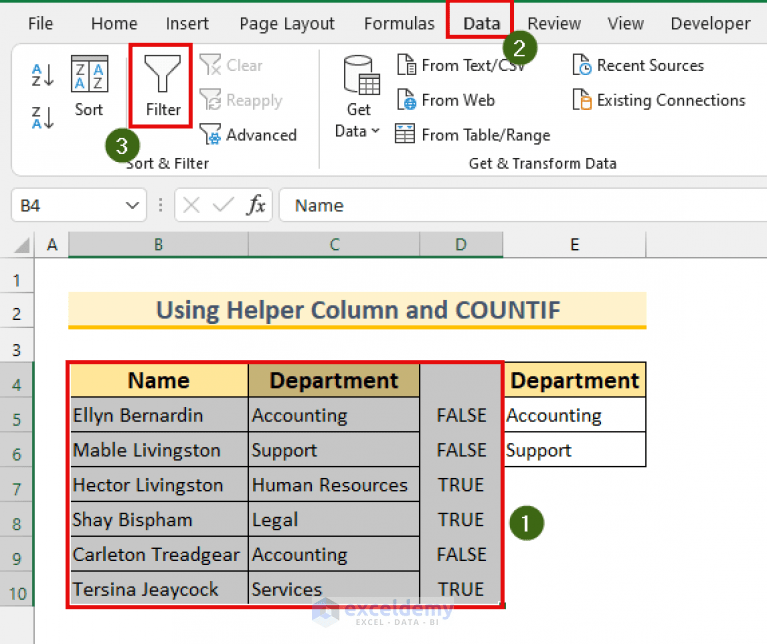 How to Filter Column Based on Another Column in Excel (5 Methods)
