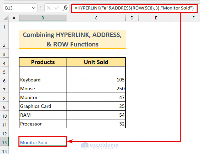 How to Hyperlink to Cell in Same Sheet in Excel (5 Methods) ExcelDemy