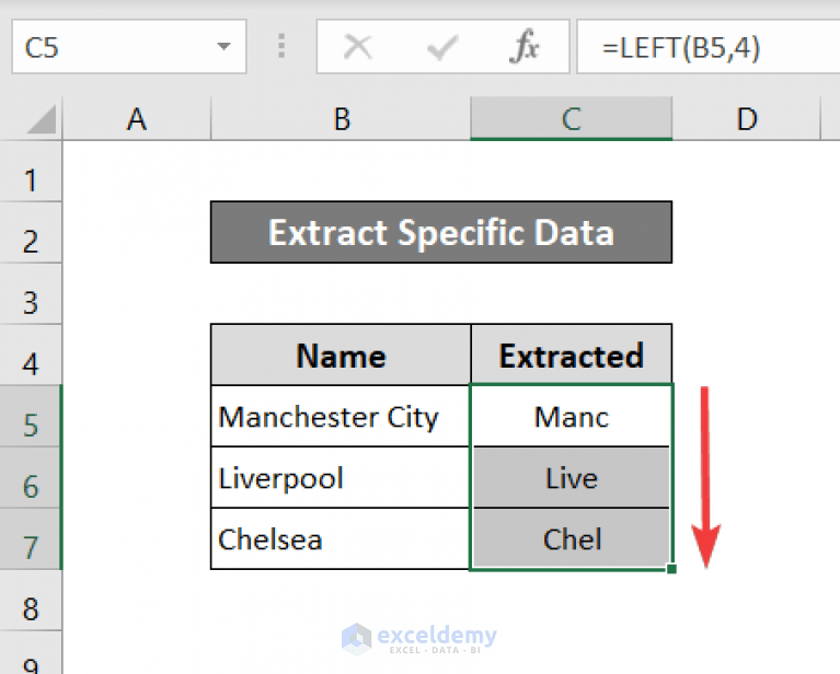 How to Extract Specific Data from a Cell in Excel (3 Examples)