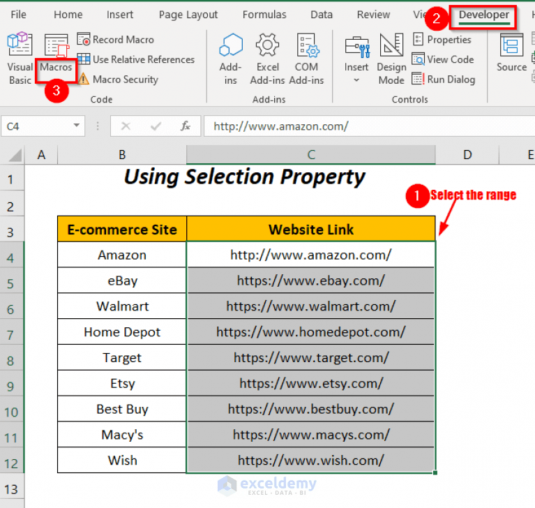 How to Activate Multiple Hyperlinks in Excel (4 Ways) ExcelDemy