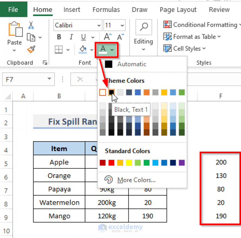 How to Correct a Spill (SPILL!) Error in Excel (7 Easy Fixes) ExcelDemy