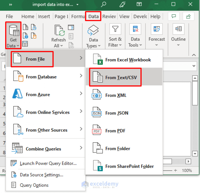 How to Import Data from Text File into Excel (3 Methods) ExcelDemy
