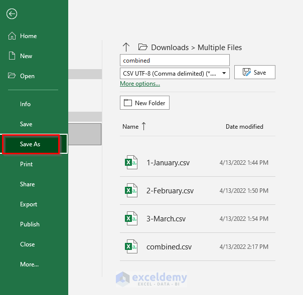 How to Merge Excel Files into One Using CMD (4 Steps) ExcelDemy