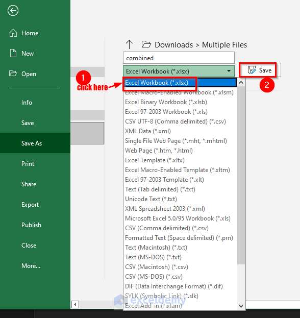 How to Merge Excel Files into One Using CMD (4 Steps) ExcelDemy