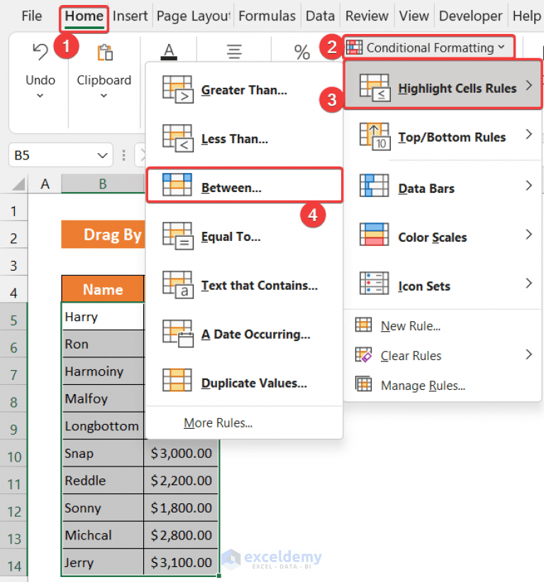 How to Move Highlighted Cells in Excel (5 Ways) ExcelDemy