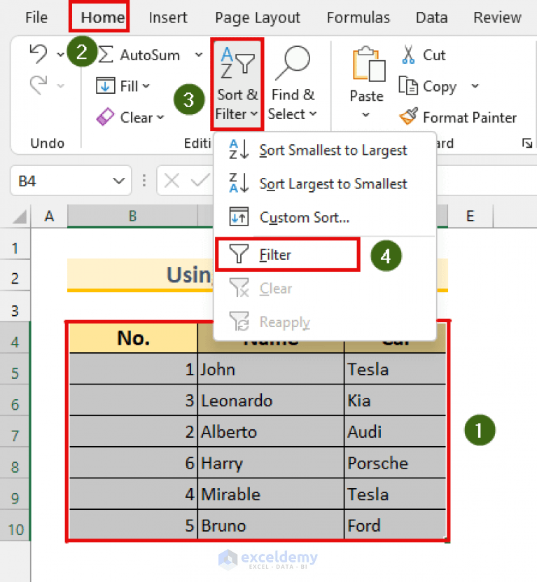 How to Put Numbers in Numerical Order in Excel (6 Methods) ExcelDemy