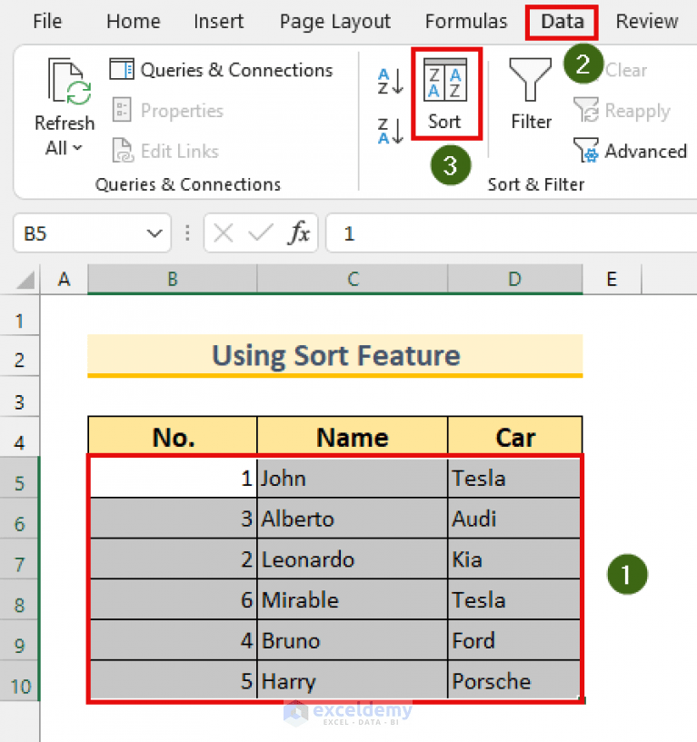 How to Put Numbers in Numerical Order in Excel (6 Methods) ExcelDemy