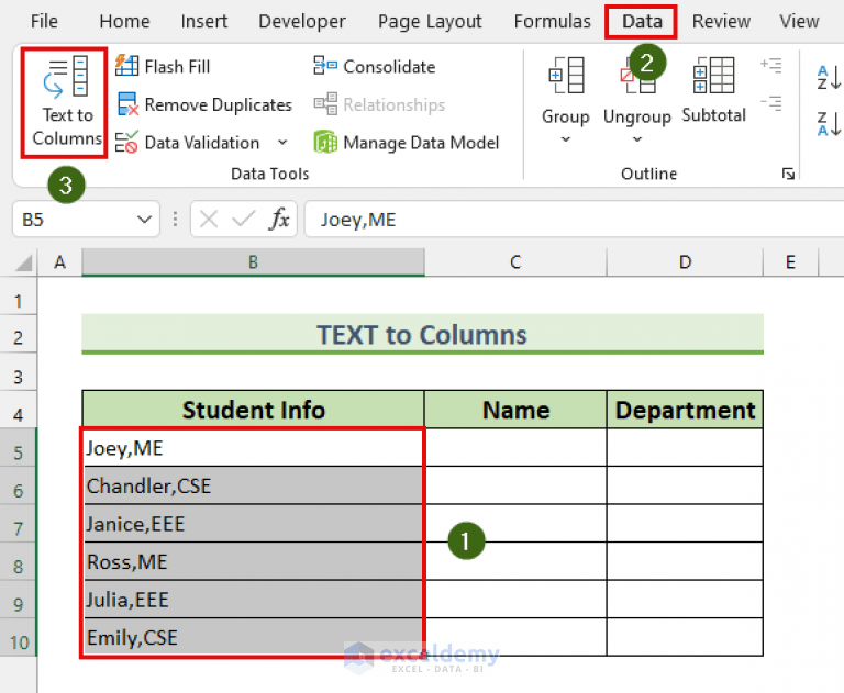 How to Separate Text in Excel (10 Easy Methods) ExcelDemy