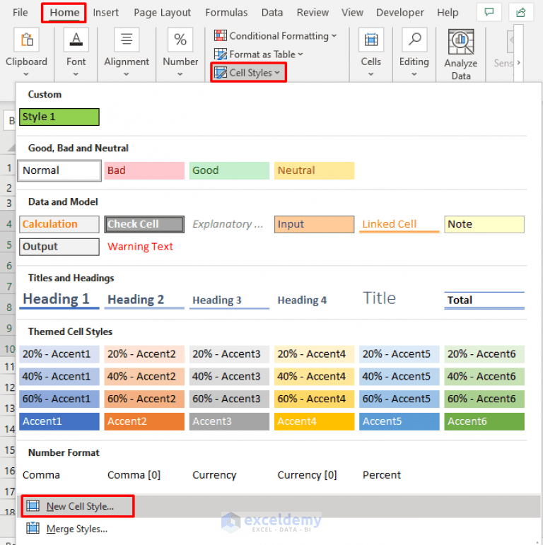 How to Show Gridlines after Using Fill Color in Excel (4 Methods)
