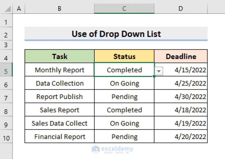 How to Make a To Do List in Excel (3 Easy Methods) ExcelDemy