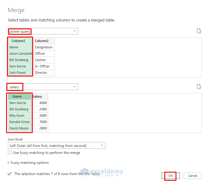 How to Merge Excel Files Based on Column (3 Ways)