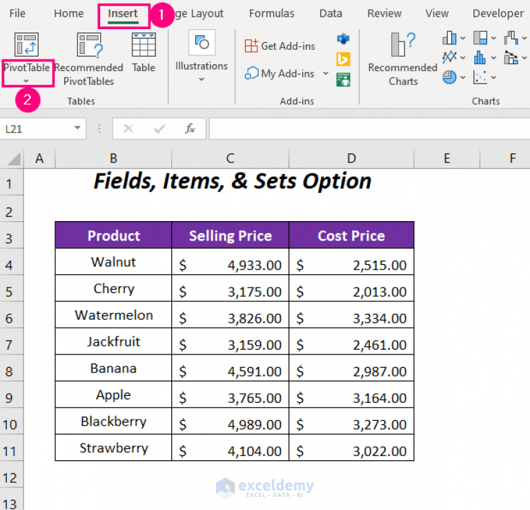 Pivot Table Percentage Difference between Two Columns ExcelDemy