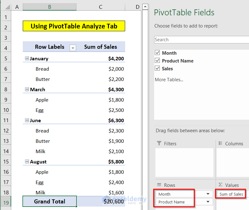 How to Insert Slicer in Excel (3 Simple Methods) ExcelDemy