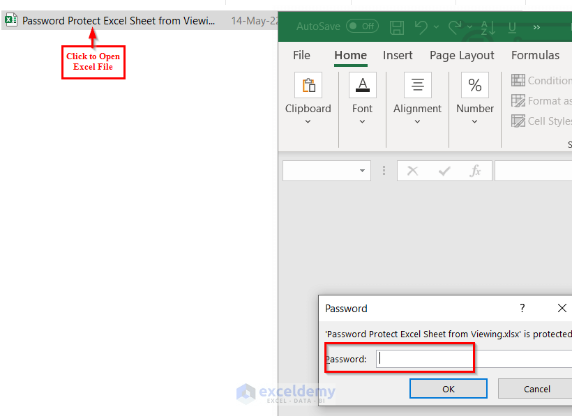 How to Protect Excel Sheet from Viewing Using Password ExcelDemy