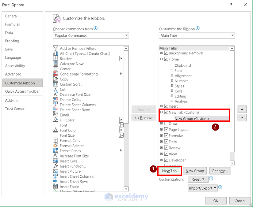 Types of Toolbars in MS Excel A Guide ExcelDemy