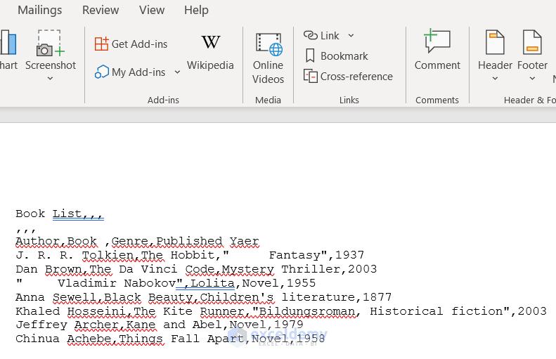How to Transfer Data from Excel to Word Automatically (5 Methods)