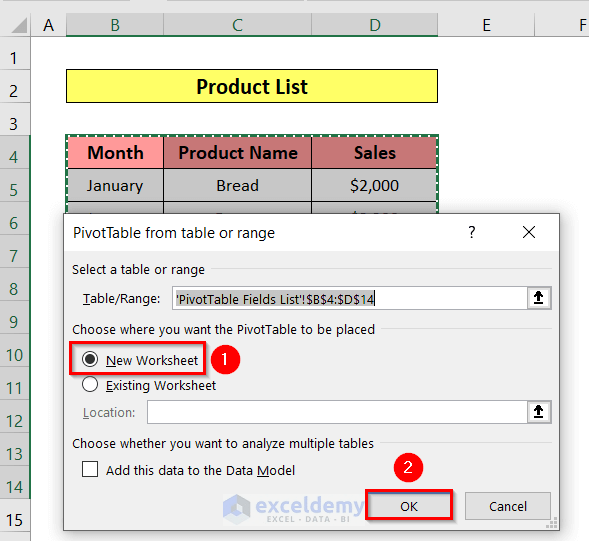 How to Insert a Slicer in Excel (3 Methods) ExcelDemy