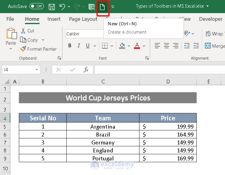 Types of Toolbars in MS Excel A Guide ExcelDemy