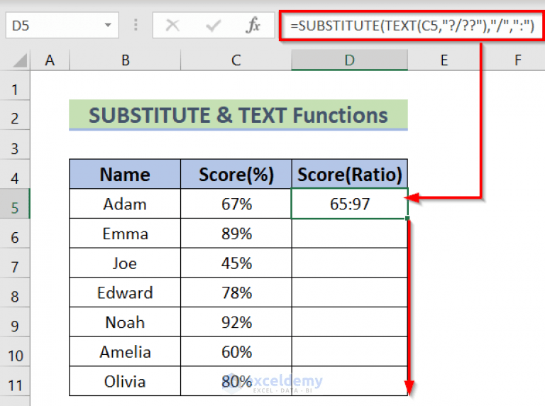 How to Convert Percentage to Ratio in Excel (4 Easy Ways) ExcelDemy
