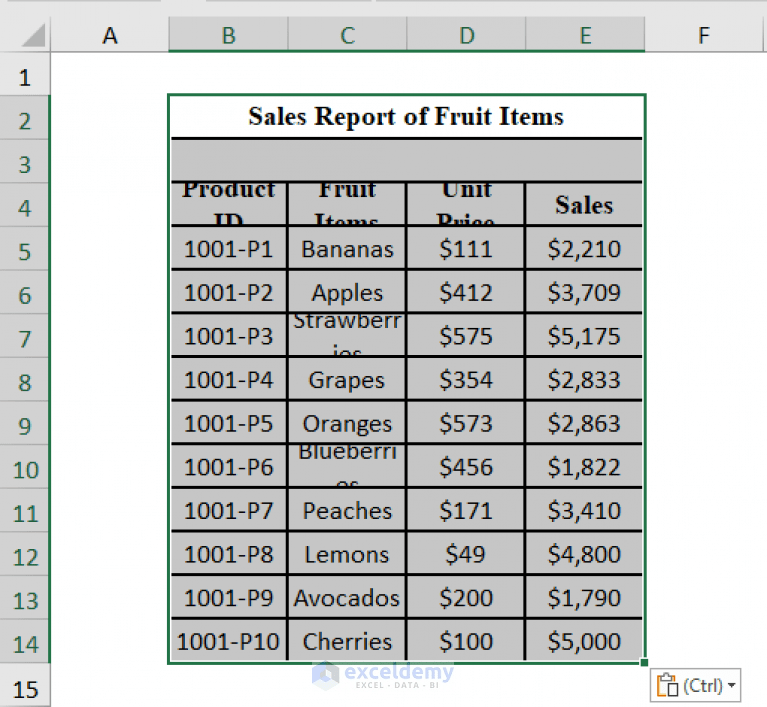 How to Convert Word Table to Excel Spreadsheet (6 Methods)