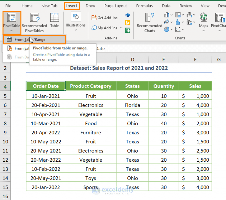 Excel Pivot Table Difference between Two Columns (3 Cases)