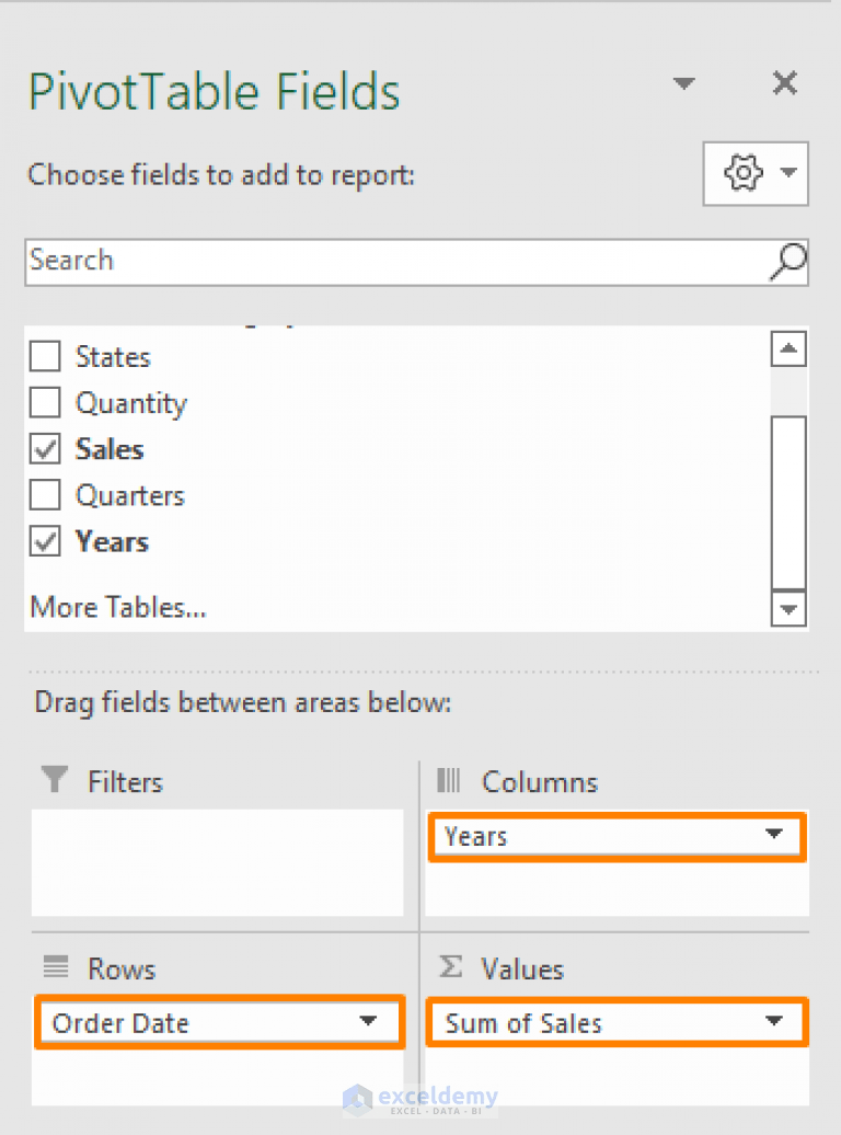 Excel Pivot Table Difference between Two Columns (3 Cases)