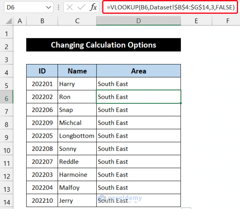 [Fixed!] Excel VLOOKUP Drag Down Not Working (11 Possible Solutions)