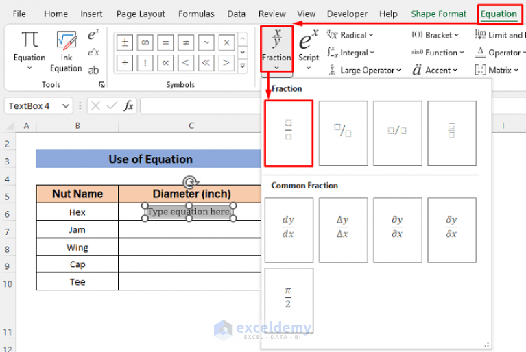 How to Add a Stacked Fraction in Excel (5 Simple Ways) ExcelDemy