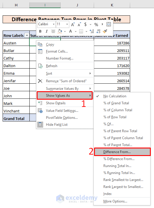 How To Insert Two Rows In Pivot Table Printable Templates