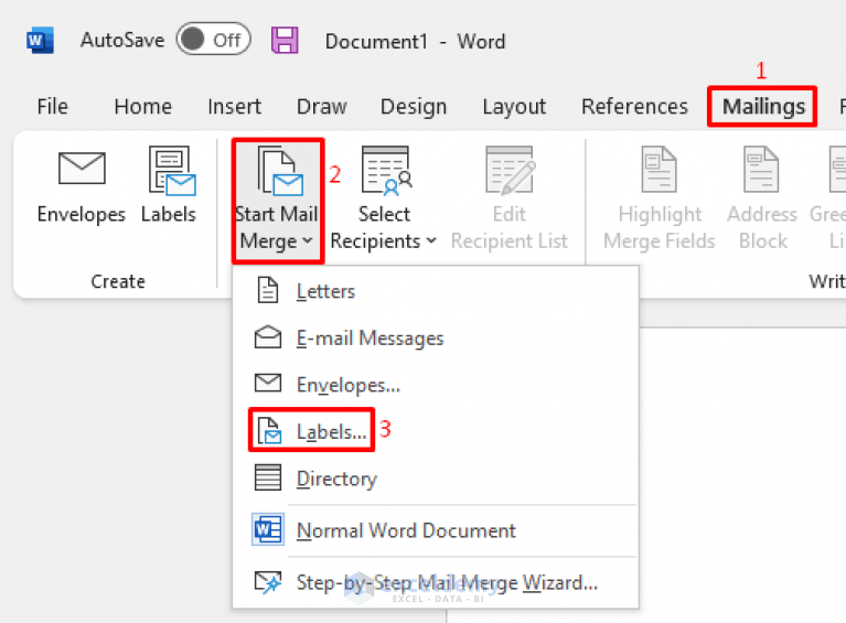 How to Convert Excel to Word Labels (With Easy Steps) ExcelDemy