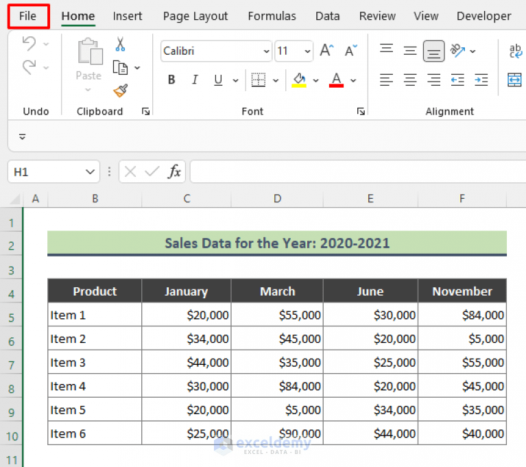 How to Make Excel Workbook Read Only with Password (With Easy Steps)