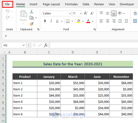 How to Make Excel Workbook Read Only with Password (With Easy Steps)