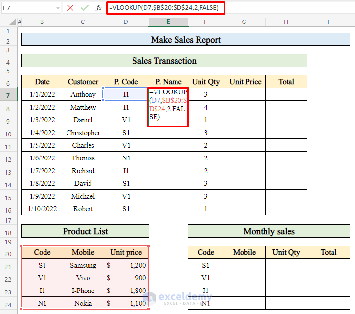 How to Create a Sales Report in Excel (6 Easy Steps) ExcelDemy