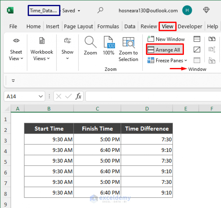 How to Open Multiple Excel Files in One Window (4 Easy Methods)