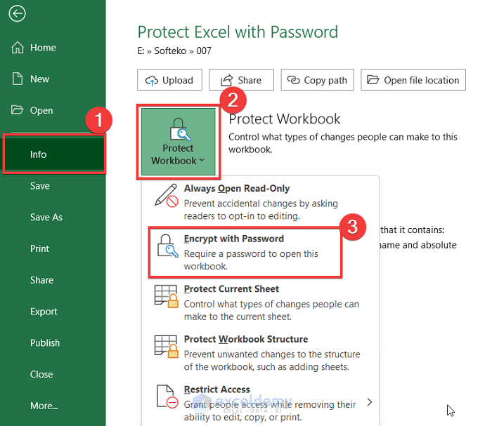 How to Protect Excel Sheet with Password (3 Quick Approaches)