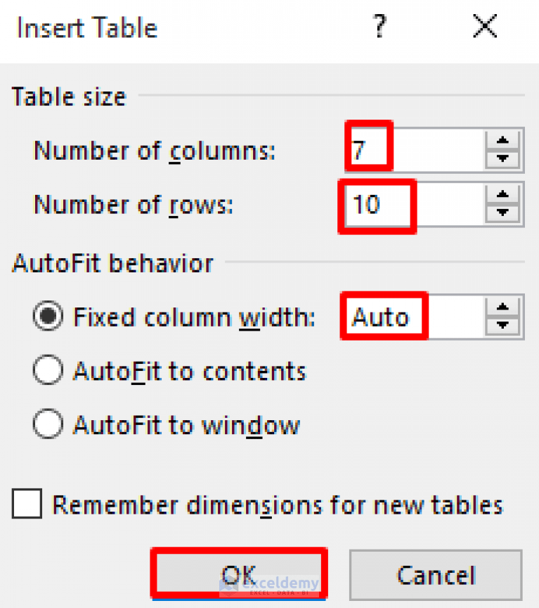 How to Put a Large Excel Table into Word (7 Easy Methods) ExcelDemy