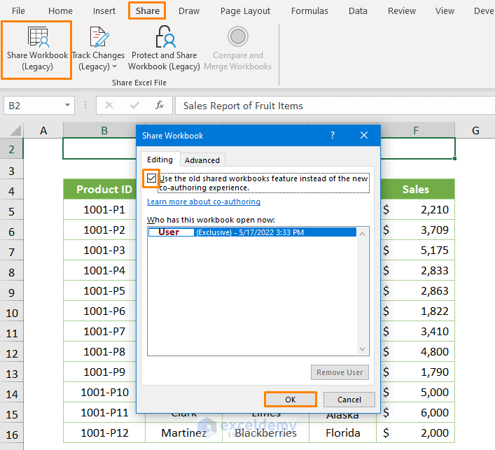 How to Share Excel File for Multiple Users ExcelDemy