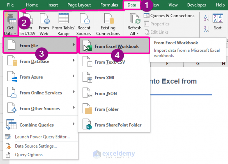 How to Import Data into Excel from Another Excel File (2 Ways)